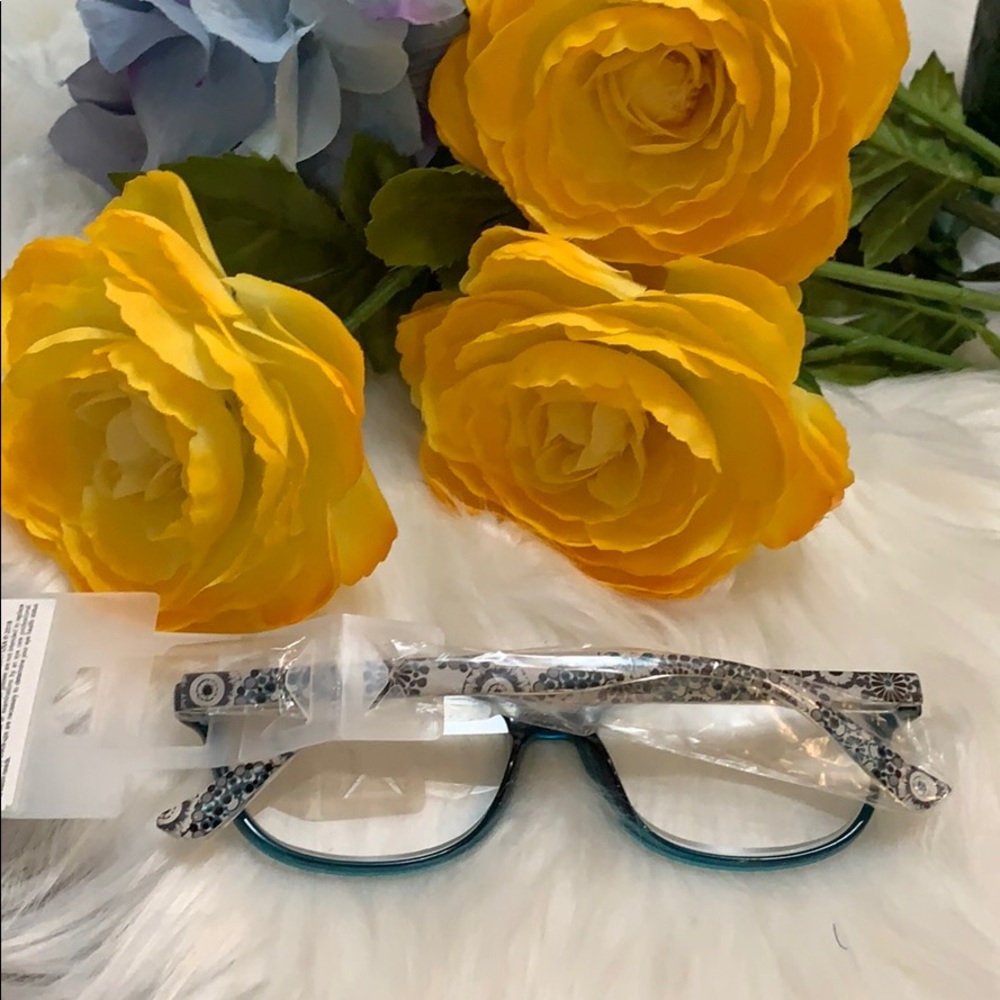 +2.75 NWT Boutique! Clear Smoke Blue Readers - Picture 3 of 3